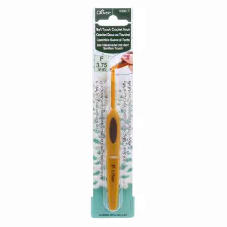 Clover Soft Touch Crochet Hook Size 3.75