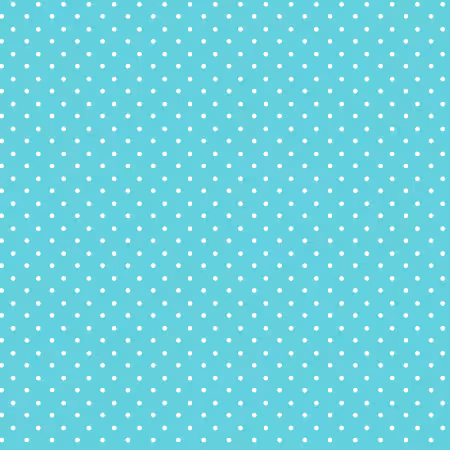 Aqua/White White Dots on Aqua