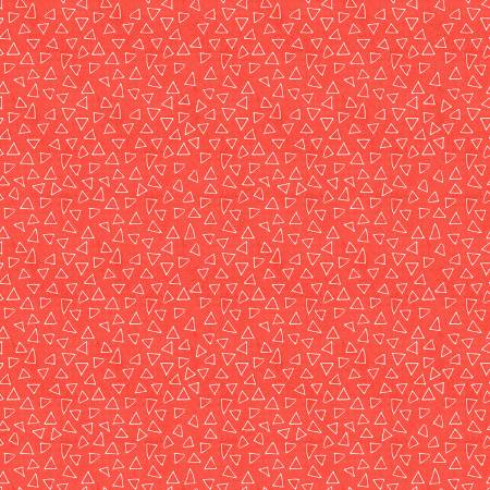 Coral Floating Triangles Digitally Printed