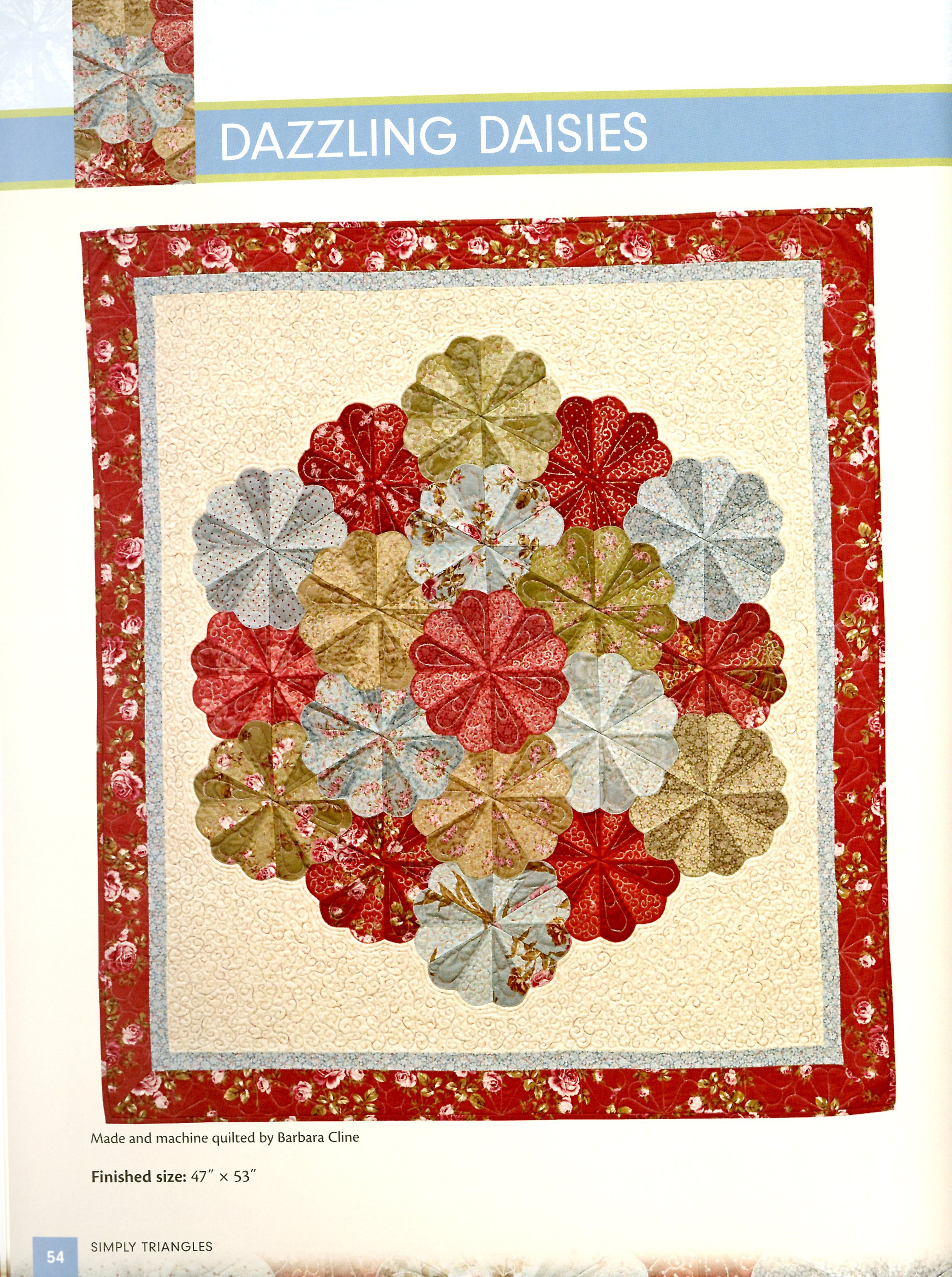 Simply Triangles Softcover By Cline, Barbara H