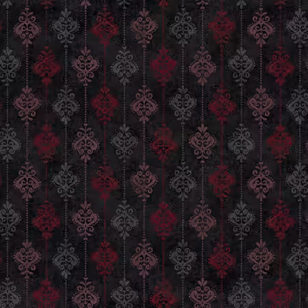 Black Damask Stripe