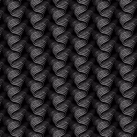 Black/Grey Wave Stripe