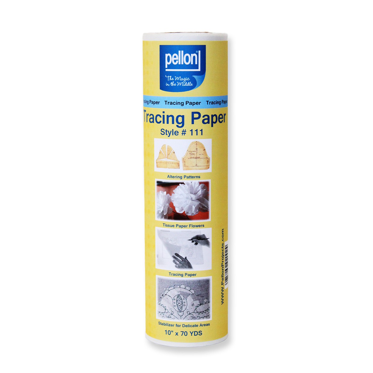 Pellon tissue tracing paper 10in x 70yds white
