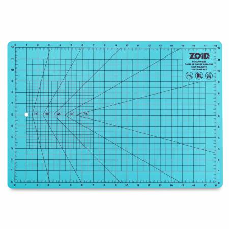 ZOID 12in x 18in Self-Healing Mat Cyan Purple