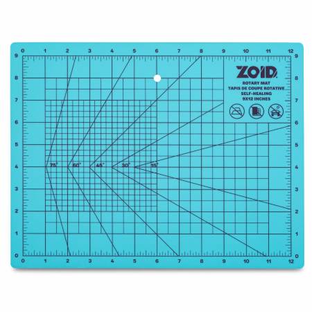 ZOID 9in x 12in Self-Healing Mat Cyan Purple