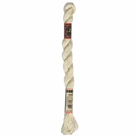 Pearl Cotton Skein Size 3 Ecru
