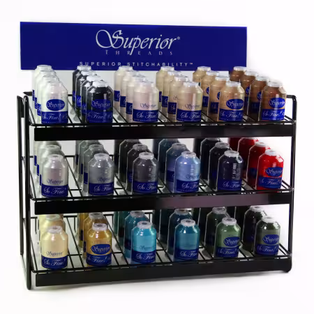 So Fine Polyester Countertop Thread Assortment Top 18 Colors - Cones