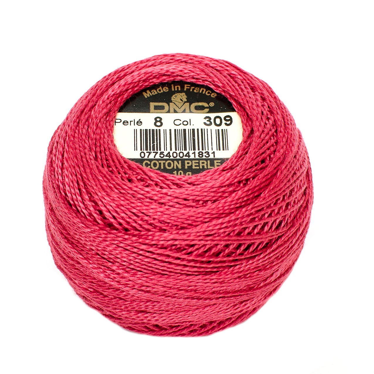 Pearl Cotton Balls Size 8 Dark Rose