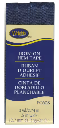 Iron-On Hem Tape Navy