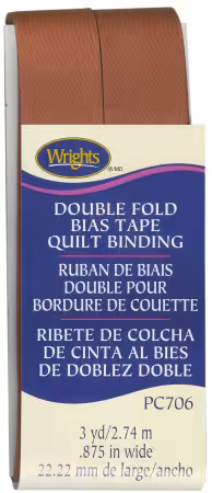Double Fold Quilt Binding Spice