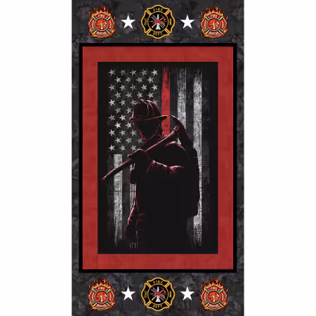 Fire Fighters Panel 22in x 44in