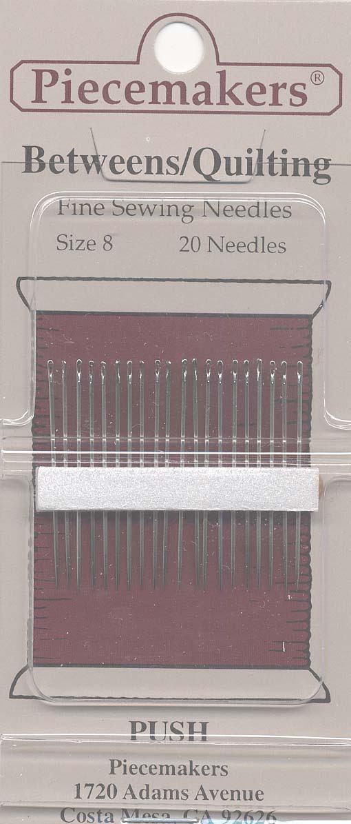 Piecemaker Between / Quilting Needles Size 8