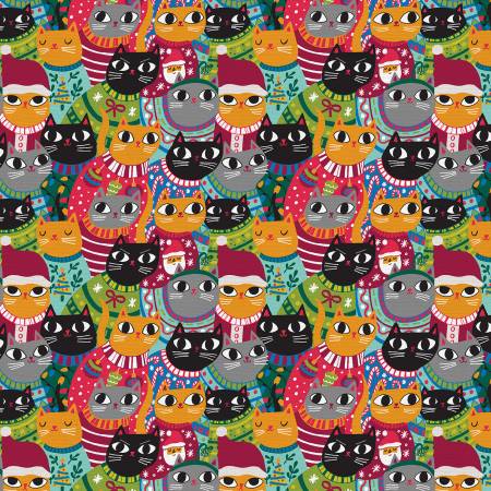 Christmas Sweater Cats Sweater Cats Multi