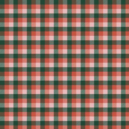 Home for Christmas Green/Red Plaid