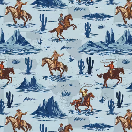 Cowboy Country Blue