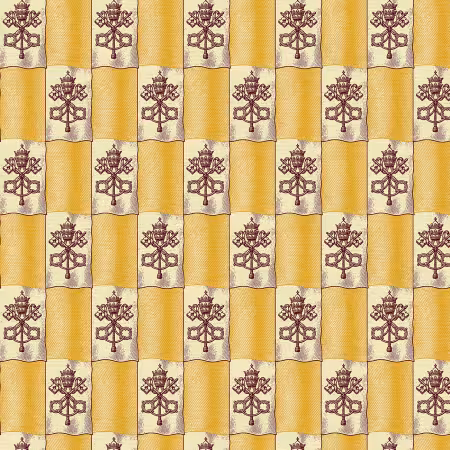 Leo Xiv Flag Gold/Burgundy
