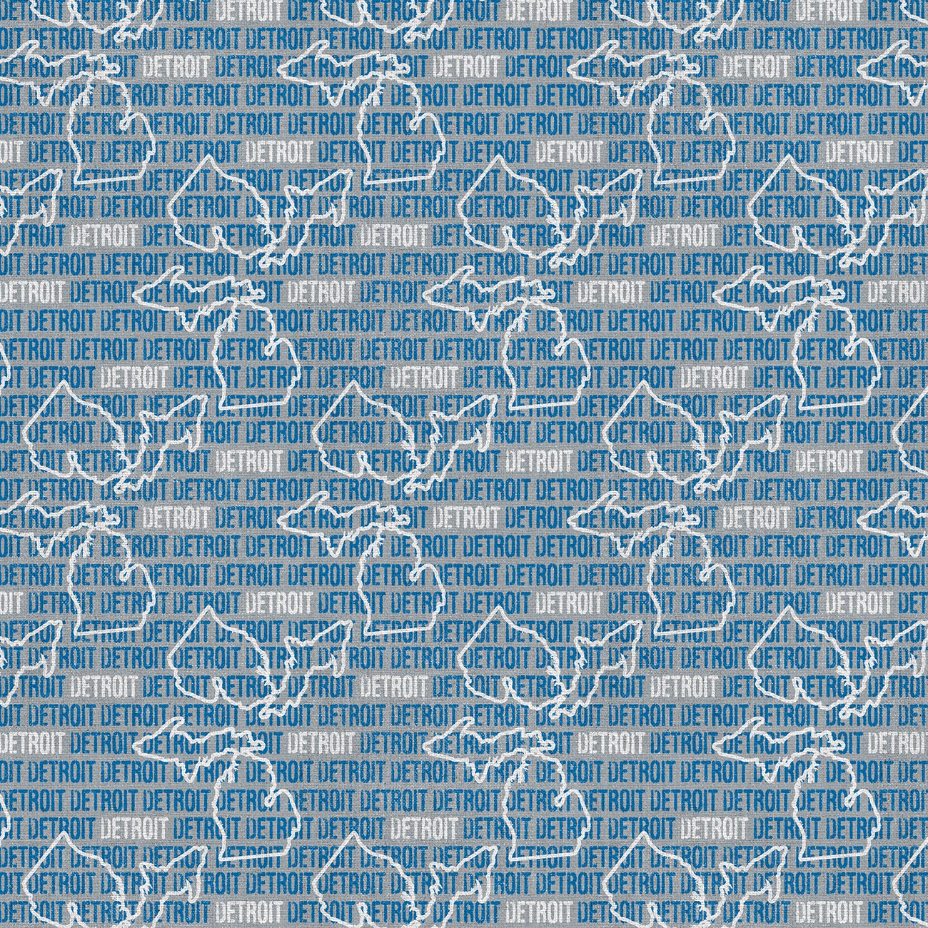 Detroit State Toss Blue/Grey