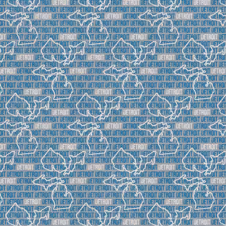 Detroit State Toss Blue/Grey