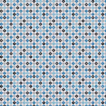 Detroit City Letters Blue/Grey