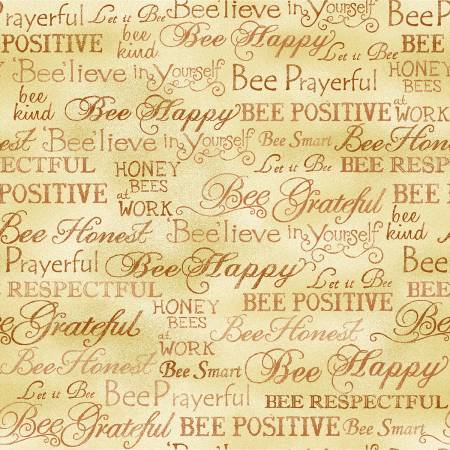 Honey Bee Happy Words