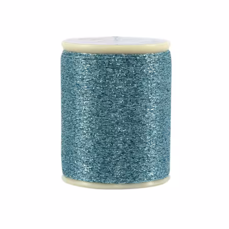 Razzle Dazzle Polyester Metallic Thread 8wt 110yds Blue Topaz