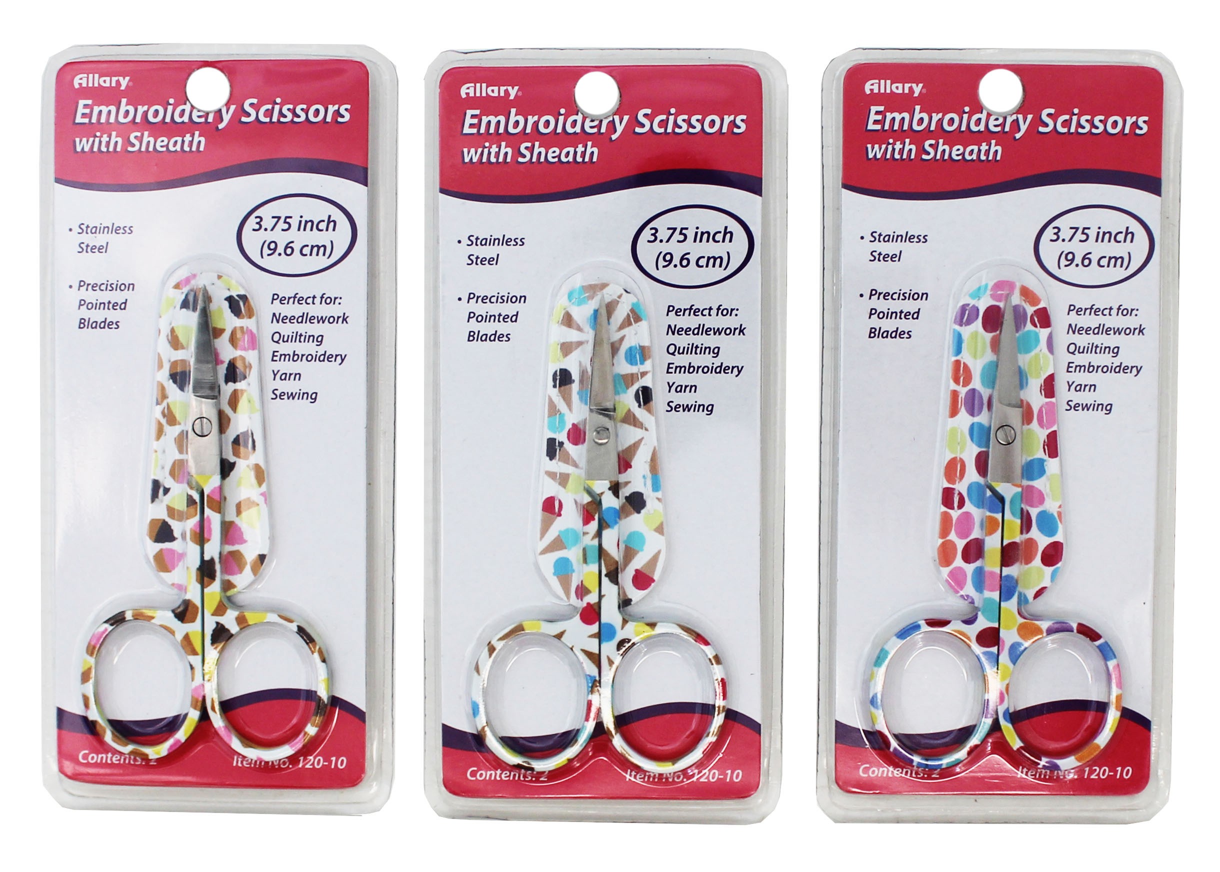 Embroidery scissors with sheath