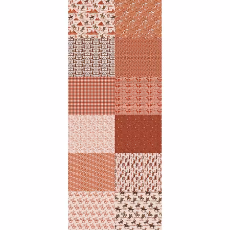 Red Flat Fat Stack 12Pc