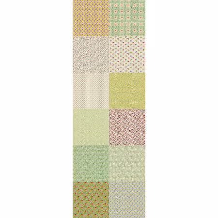 Yellow/Green Flat Fat Stack 12 Pc