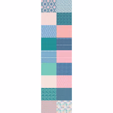 Flat Fat Stack 18Pc Blue/Pink