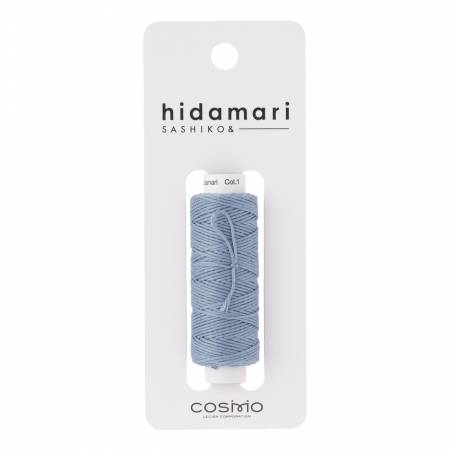 Cosmo Hidamari Sashiko Solid Thread 30 Meters Russian Blue