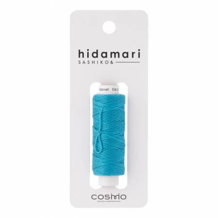 Cosmo Hidamari Sashiko Solid Thread 30 Meters Caribbean Sea