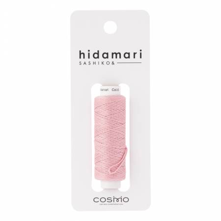 Cosmo Hidamari Sashiko Solid Thread 30 Meters Cherry Blossom