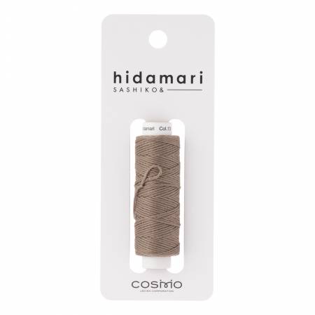 Cosmo Hidamari Sashiko Solid Thread 30 Meters Pale Taupe