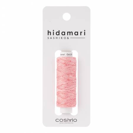 Cosmo Hidamari Sashiko Variegated Thread 30 Meters Strawberry Milk