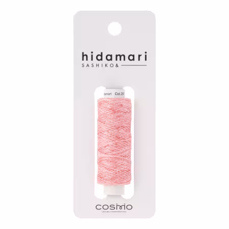 Cosmo Hidamari Sashiko Variegated Thread 30 Meters Strawberry Milk