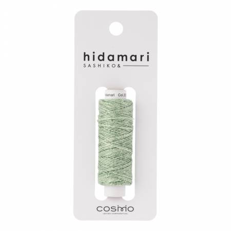 Cosmo Hidamari Sashiko Variegated Thread 30 Meters Mojito Green