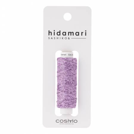 Cosmo Hidamari Sashiko Variegated Thread 30 Meters Violet Field