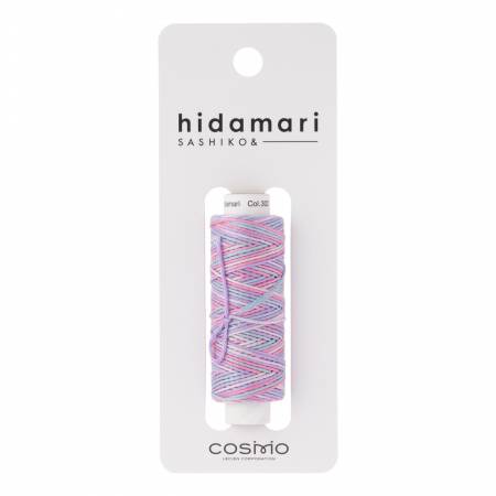 Cosmo Hidamari Sashiko Variegated Thread 30 Meters Cotton Candy