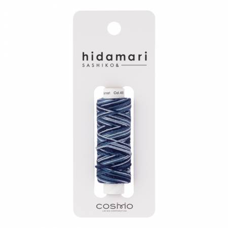 Cosmo Hidamari Sashiko Variegated Thread 30 Meters Deep Ocean