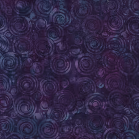 Circle in Circle-Purple Eggplant. Made to Order.