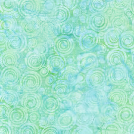 Circle in Circle-Teal Aqua. Made to Order.