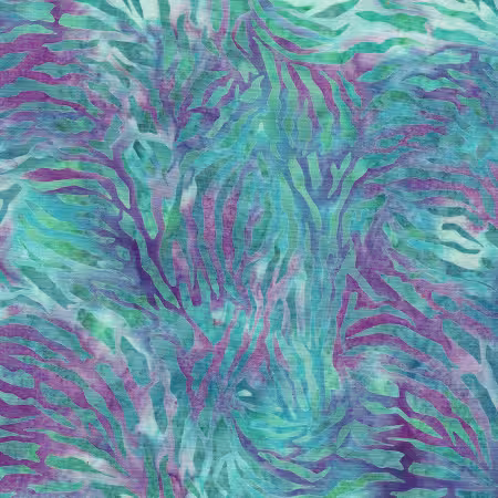 Tiger Stripe-Multi Teal Purple. Made to Order.