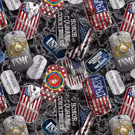 Military Dogtags Marines
