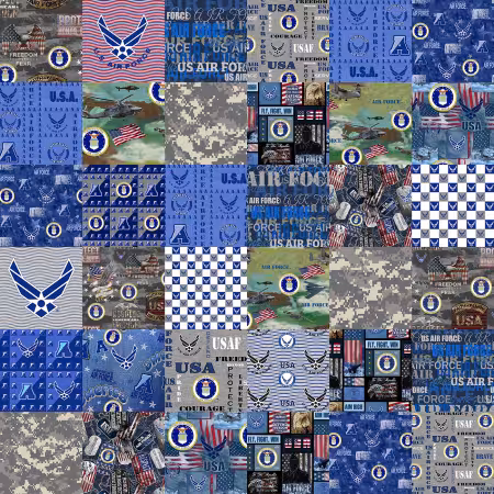 Military Airforce Cheater Quilt Allover Cotton 60in