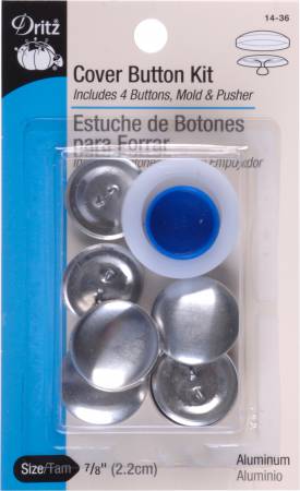 Button Cover Kit 7/8in