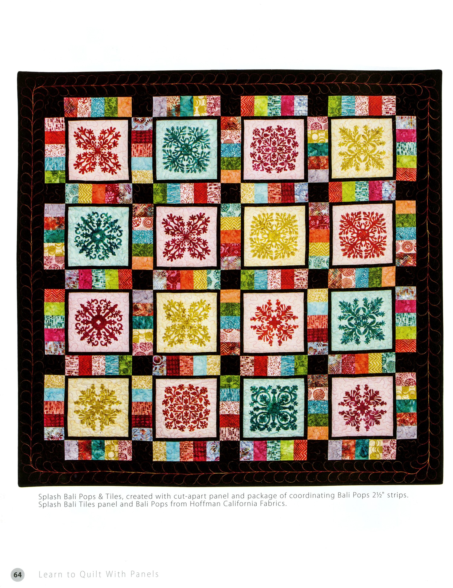 free quilt patterns using pre printed panels lap size