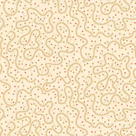 Cream Swirly Vine