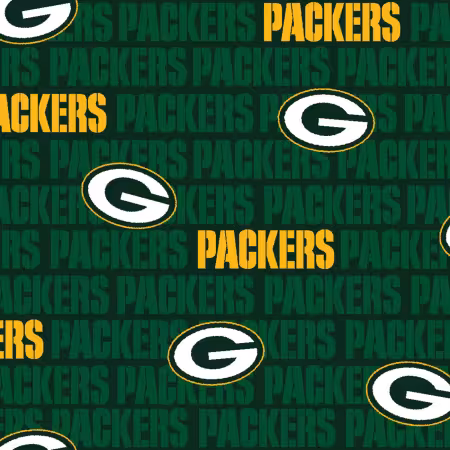 NFL Football Green Bay Packers Cotton Print