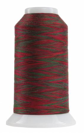 Omni Variegated Polyester Thread 40wt 2000yd Holly Berry