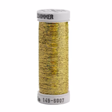 Holoshimmer Polyester Metallic Thread 250yds Gold